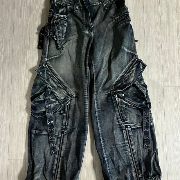 Nofaithstudios 헤비 카고 데님 M