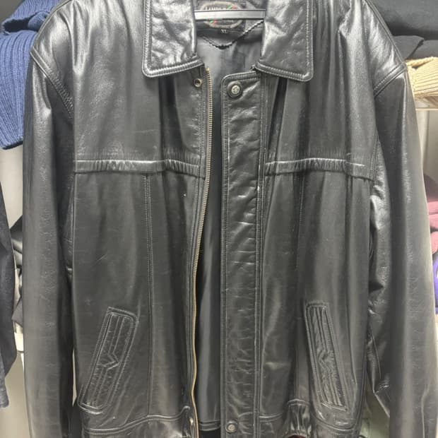 LAMBS TOWN 소가죽 자켓 XL