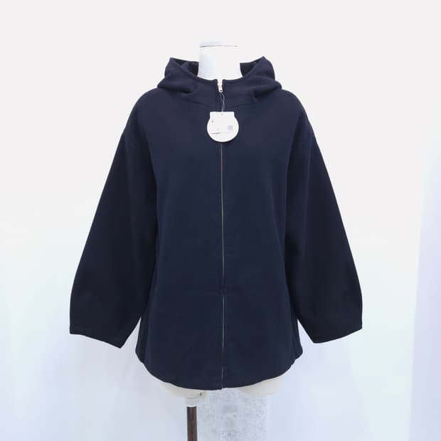 리사이클 폴리 후드 집업 점퍼