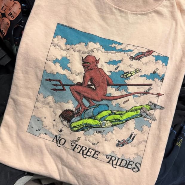 90s No Free Rides T shirts