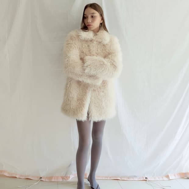 ordes 아이보리 퍼