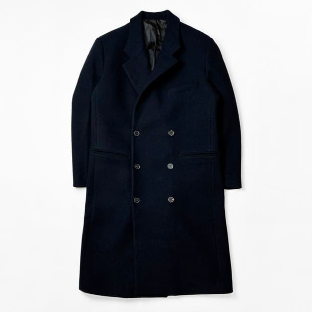 시스템 옴므 18FW 캐시미어 블렌드 더블 롱 코트 PR2149