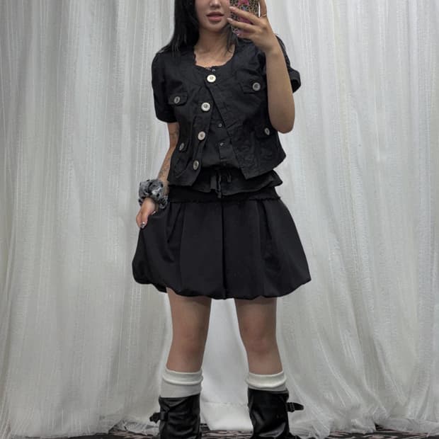 블랙 빈티지 데일리 코디