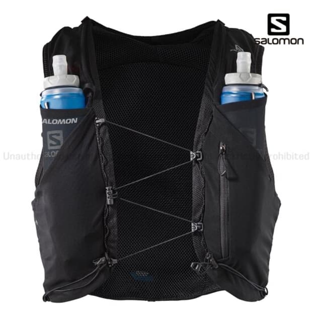 살로몬 ADV SKIN5 러너 베스트 m사이즈 블랙