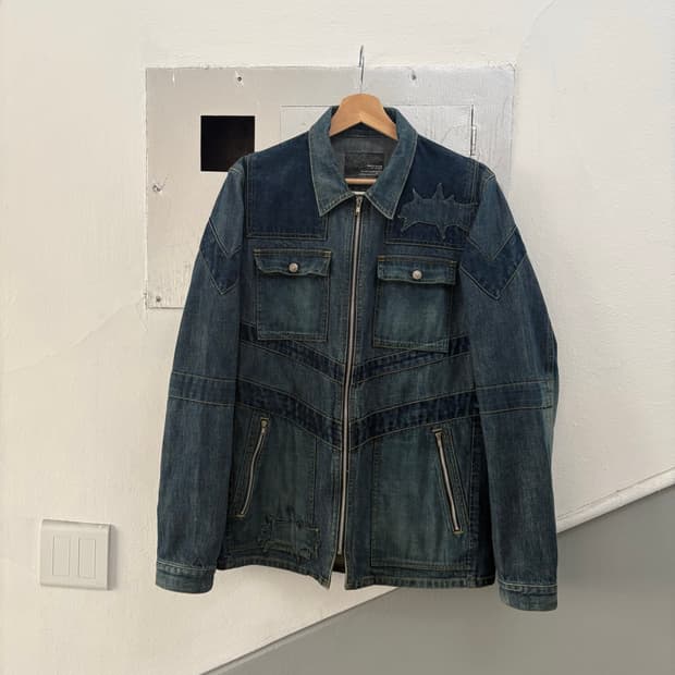 01AW UNDERCOVER “DAVF” DENIM JACKET