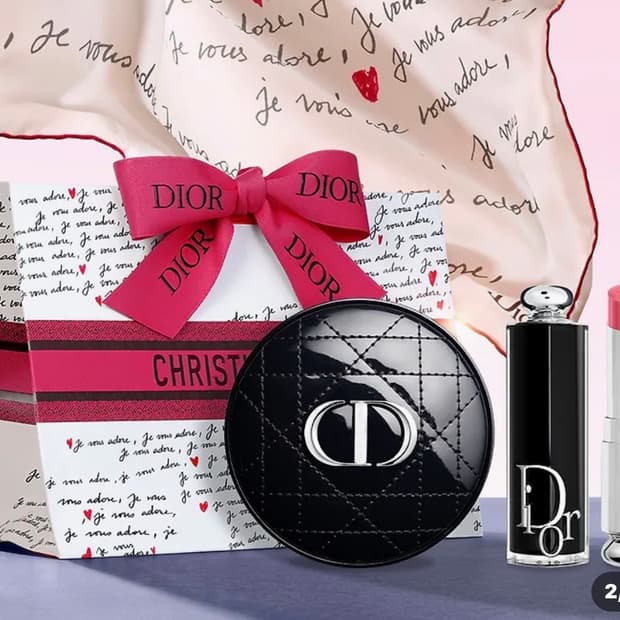 미개봉) 바이닐 까나쥬 쿠션 & 디올8 립스틱 세트 (+디올 화이트 까나