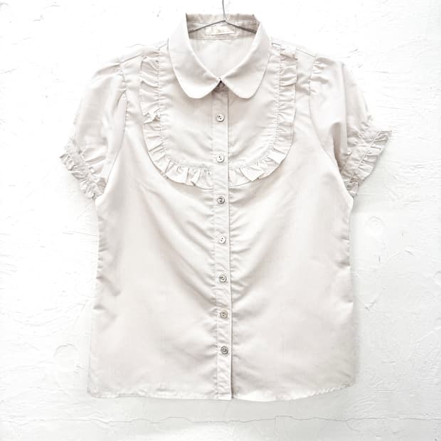 blue rogue 피터팬 카라 프릴 블라우스