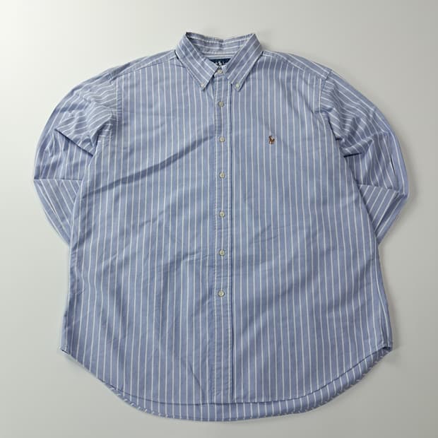 CK865 XL 폴로 00s 블루 스트라이프 셔츠 남방