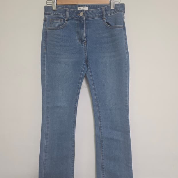 산드로 SANDRO PARIS 라이트 워싱 부츠컷 데님 26-27