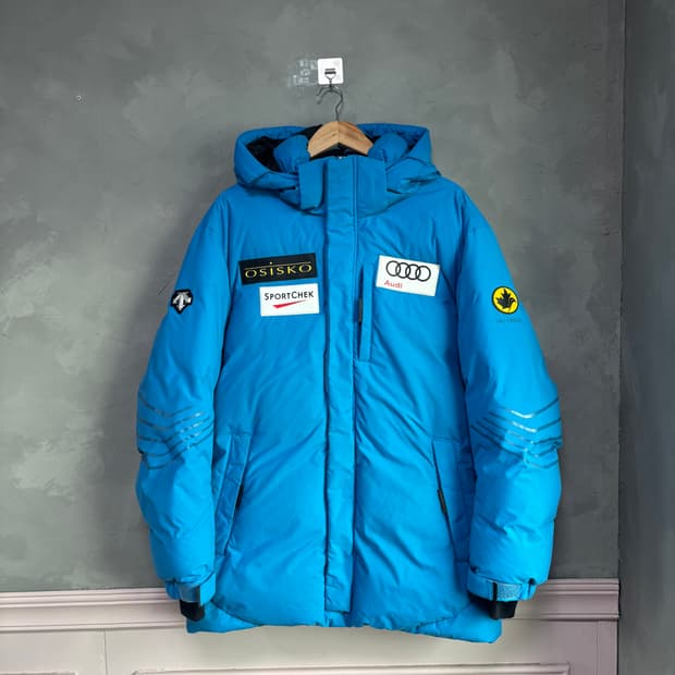데상트 아우디 스위스 스키팀 덕다운 패딩 