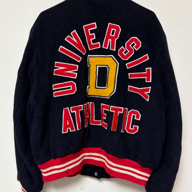 90's DKNY 울바시티자켓