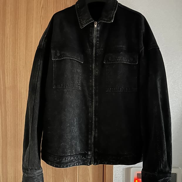 (50) 23fw 준지 흑청 데님 자켓팝니다.