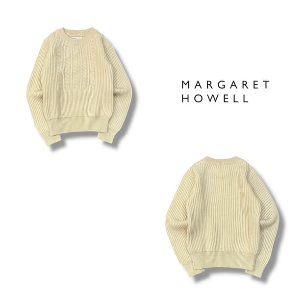  마가렛호웰 꽈베기 니트 y14295