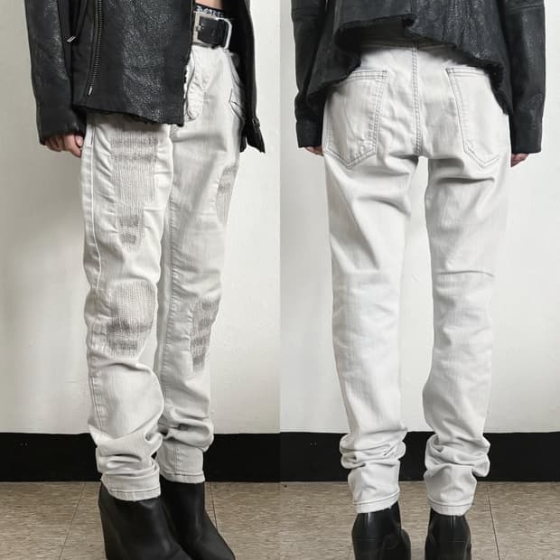 발망 디스트로이드 사치코 그런지 바이커데님