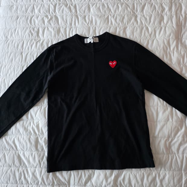 꼼데가르송 롱슬리브 L