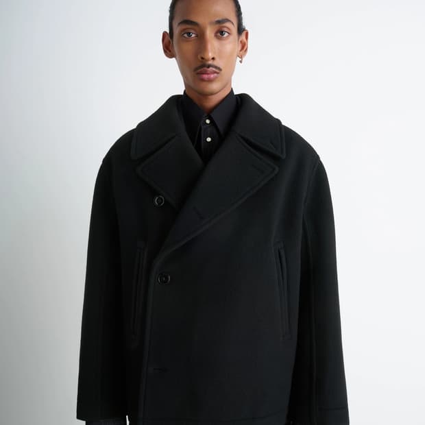 [44,46,48,50]르메르 25fw 박스 피코트/블랙