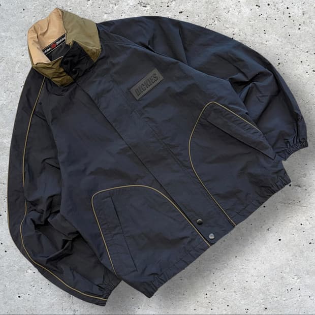 [L] 디키즈 나일론 블랙 바람막이 점퍼 C155