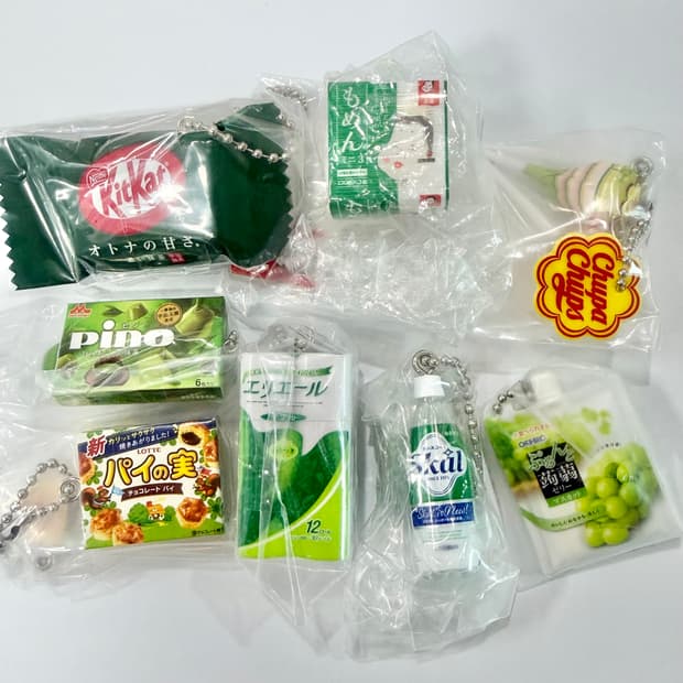 초록 가챠  8개 일괄