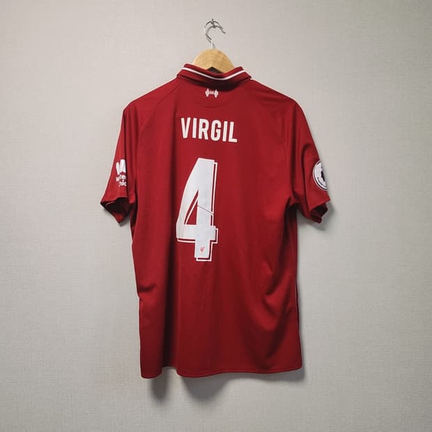 [XL] 18-19 시즌 뉴발란스 리버풀 반다이크 유니폼