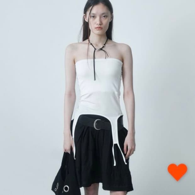 세릭 TENCEL GARTER TOP SKIRT 