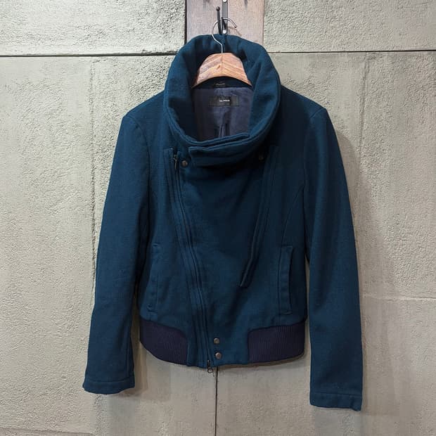 THE. TWELVE 울 바이커 자켓 (M)