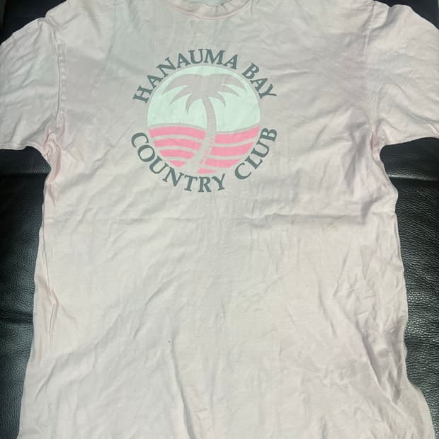 USA 헤인즈 연핑크 반팔