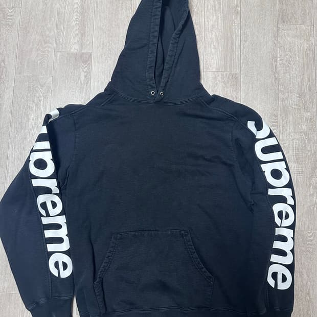 슈프림 사이드라인 후드티