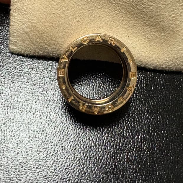 Bulgari 불가리 비제로원 4밴드 블루 마블 반지 