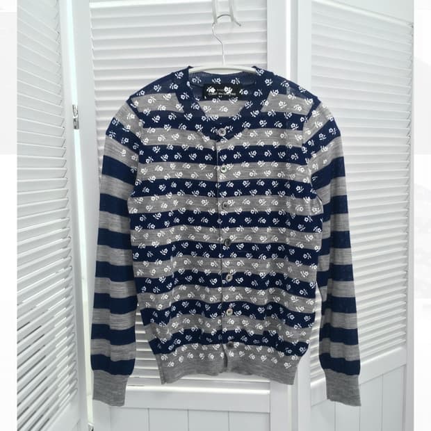 꼼데가르송 플라워 가디건