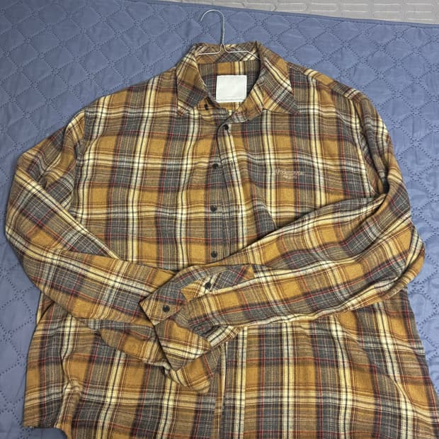 언더마이카 플란넬 셔츠 2사이즈