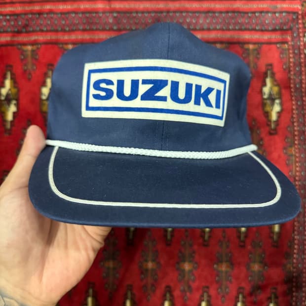 80s vintage Suzuki cap