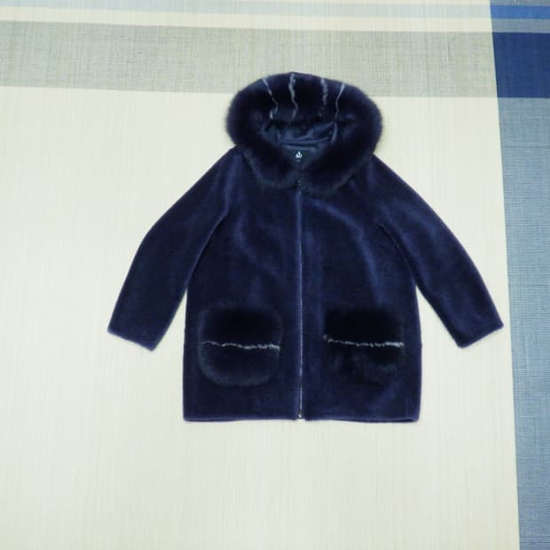 (77) A&D 아뜰리에 사가퍼 울 폭스후드 무스탕