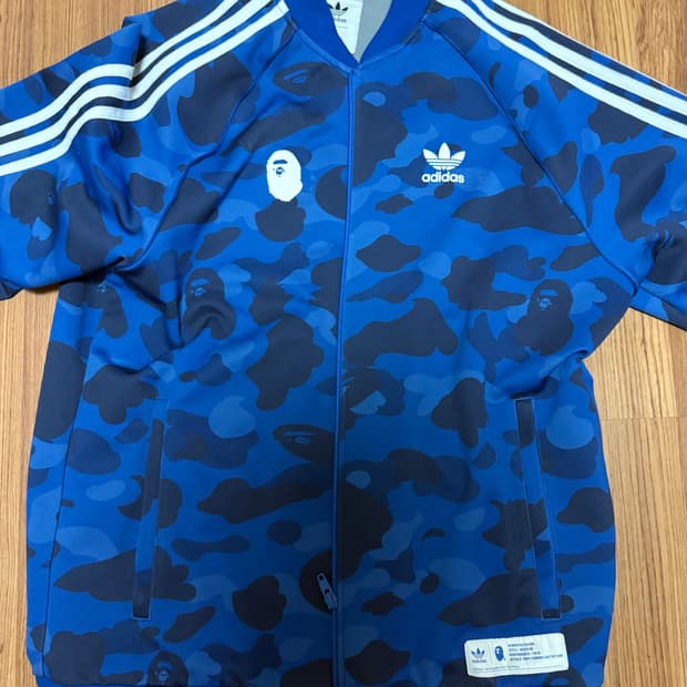 아디다스xBAPE 콜라보 청계 져지 2XL