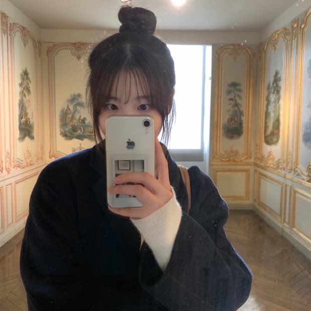 자라 울 블렌드 네이비 블레이저 하프 코트