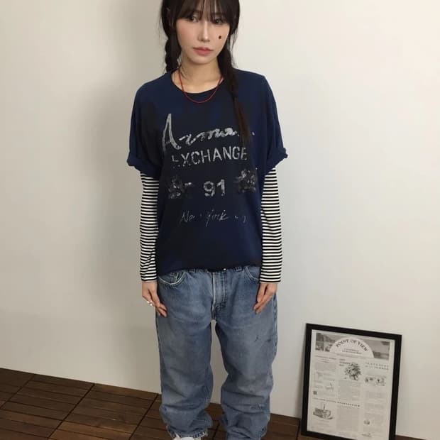 Armani Exchange Y2K Graphic Tee