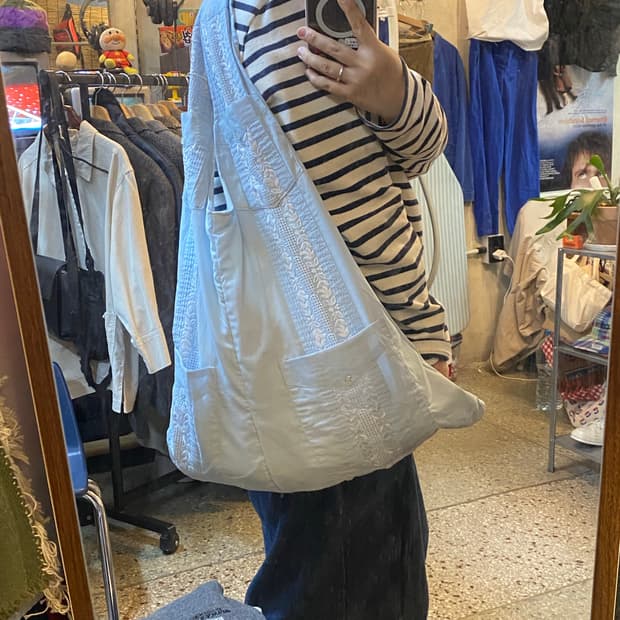 쿠바셔츠 리싸이클링 에코백