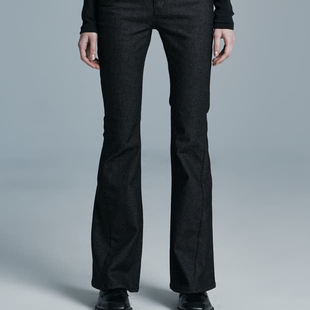 시너진 raw denim pants black dark blue 새상품L