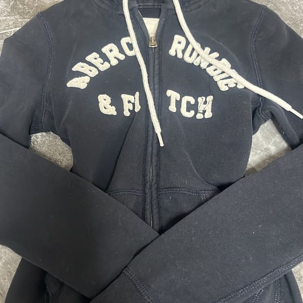 아베크롬비 네이비 여성 후드집업