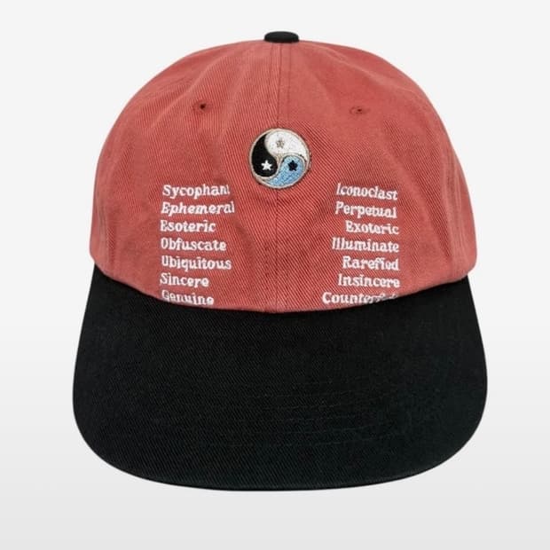 패슬 TT Yin Yang Washed Cap Coral 캡모자
