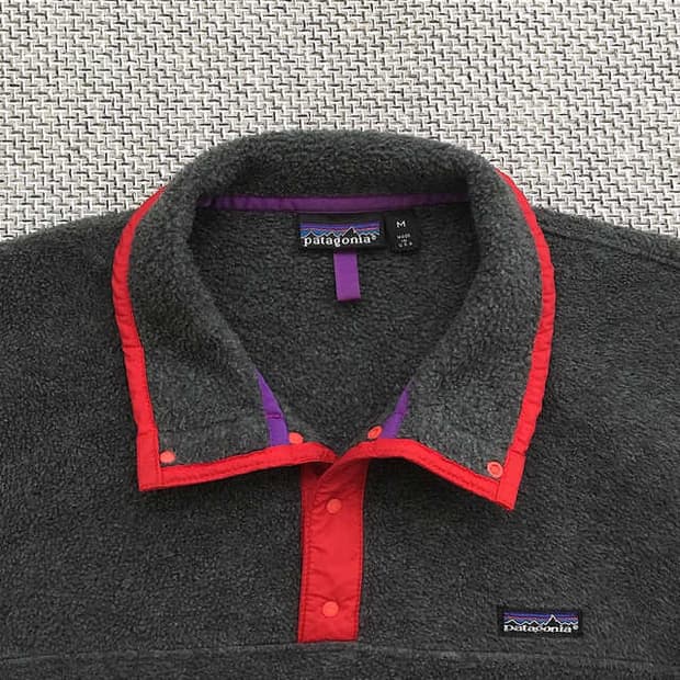 90s USA made Anthracite Synchilla Snap-t