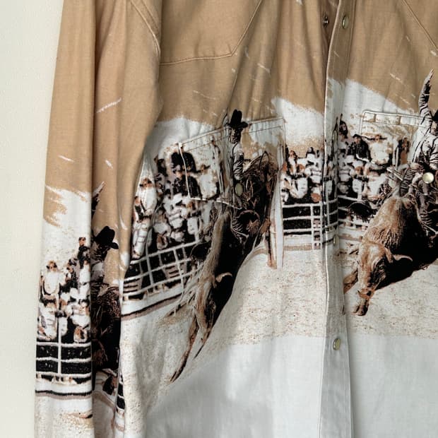 Wrangler 랭글러 말 프린팅 셔츠