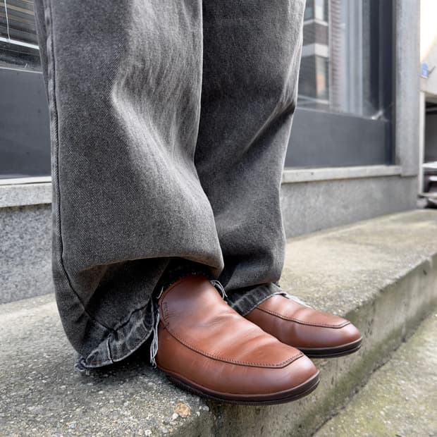 00s 브라운 프라다 스포츠 로퍼