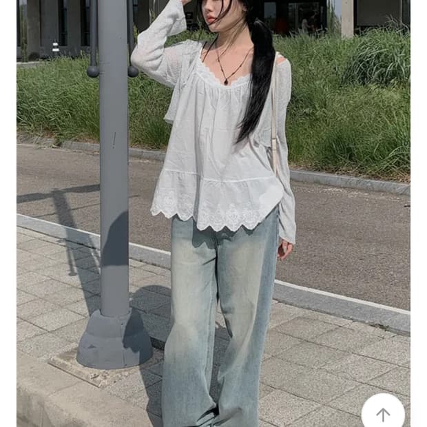 청순여리 나시 가디건세트