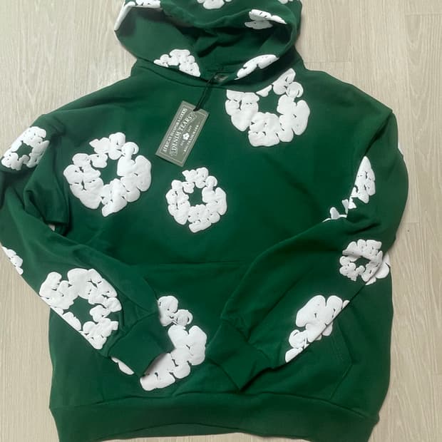 데님티어스 그린 후드티S