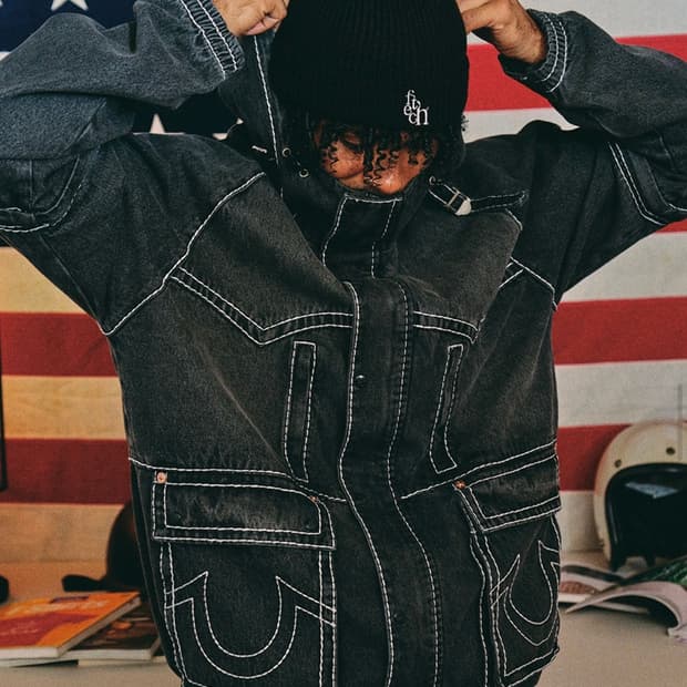 트루릴리젼 x 페치 데님 세퍼레이트 파카 블랙 XL