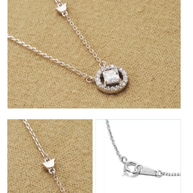 [정품]티르리르 튤리 목걸이 귀걸이 세트 실버925 시그니처튤립 큐빅