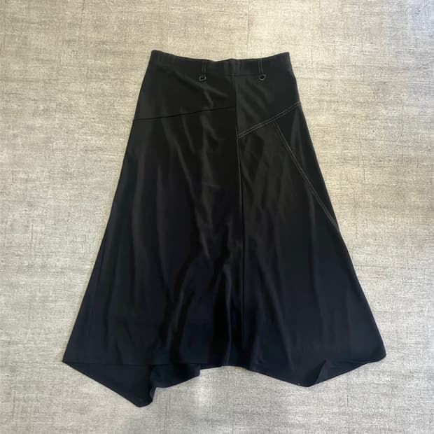 일본빈티지 핀터깔y2k 하구미모리걸 달천깔페어리 사선비대칭 스커트