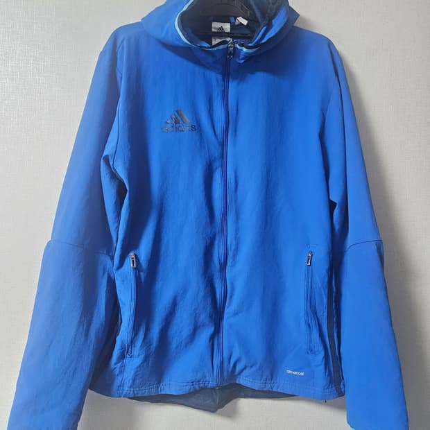 아디다스 클라이마쿨 바람막이 블루 S or M