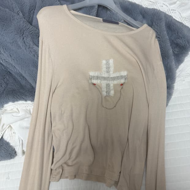 샵페어리 크로스 티셔츠