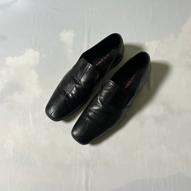 Prada sports slip on loafers